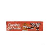 Gel Pasta Dental Para Cães e Gatos Pet Sem Enxague Morango - Cia do Pet - Fixa Pet