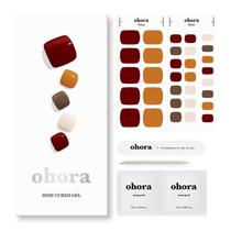 Gel Pedi Strips Ohora Semi-Curado 34 unidades com acessórios Gel Pedi Strips Ohora Semi-Curado 34 unidades com acessórios