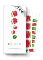 Gel Pedi Strips Sohora Fatia de melancia semi-curada Gel Pedi Strips Sohora Fatia de melancia semi-curada