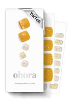 Gel Pedi Strips Sohora Semi Curred P Orange Splash com acessórios