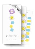Gel Pedi Strips Sohora Semi Curred P Witty Purple/Azul/Amarelo