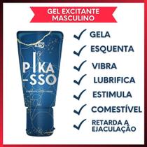 Gel Pikasso Excitante Masculino Comestível Pepper Blend 18g