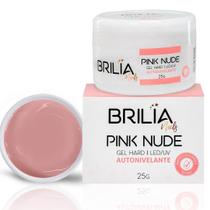 Gel Pink Nude Brilia Nails 25g Nova Fórmula