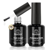 Gel Polish Base Gel Top Coat Set besouros de 15 ml para mulheres