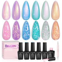 Gel Polish Beetles Pearl 6 Colors Shimmer Glitter 7,5 ml Gel Polish Beetles Pearl 6 Colors Shimmer Glitter 7,5 ml