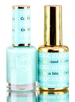 Gel Polish Duo DND DC Blues & Greens + Verniz de unhas 0,5 ml