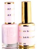 Gel Polish Duo DND DC Pinks 0,5 onças+Esmalte de unhas 0,5 onças