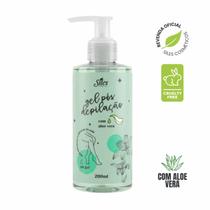 Gel Pós Depilação Calmante Hidratante Aloe Vera 200ml Siles Sensível Gel Pós Depilação Calmante Hidratante Aloe Vera 200ml Siles Sensível