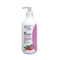 Gel pós depilatório rosa moscheta e mentol 500g neez Gel pós depilatório rosa moscheta e mentol 500g neez