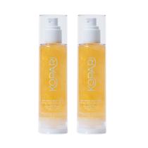 Gel protetor solar Kopari Sun Shield Body Glow SPF 50, pacote com 2