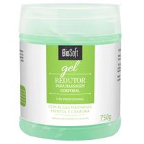 Gel redutor de gordura mentol e cânfora 750g biosoft