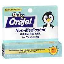 Gel refrescante não medicamentoso Baby Orajel para dentição 0,33 oz por Baby Orajel (pacote com 4)