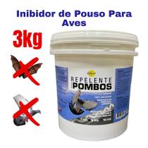 Gel Repelente Pombo Morcegos 3kg Colly Inibe Pouso Controle de Pombo