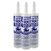 Gel Repelente Transparente e Adesivo Bird-X para Afastar Pássaros, Kit com 3 Unidades Gel Repelente Transparente e Adesivo Bird-X para Afastar Pássaros, Kit com 3 Unidades