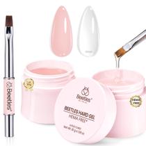 Gel rígido para unhas, besouros, sem hema, 30 ml 9 em 1, transparente e nude Gel rígido para unhas, besouros, sem hema, 30 ml 9 em 1, transparente e nude