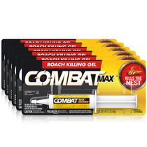 Gel Roach Killing Combat Max para uso interno/externo de 2,1 onças (pacote com 6)