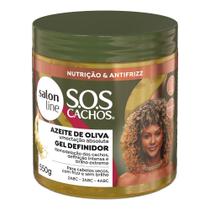 Gel Salon Line S.O.S Definidor Revitalizador Azeite De Oliva 550g