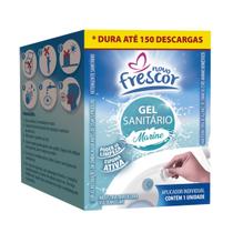 Gel Sanitário Adesivo Com Aplicador 7g Para Vaso Sanitário Novo Frescor Dura até 150 Descargas