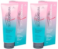 GEL SECA GORDURA REDUTOR DE MEDIDAS 240gr DEMAZON KIT 02 UNIDADES