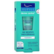 Gel Secativo Espinhas Nupill Derme Control Transparente Efeito Rápido Pele Mista Oleosa 22g Gel Secativo Espinhas Nupill Derme Control Transparente Efeito Rápido Pele Mista Oleosa 22g