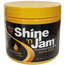 Gel Shine N Jam Condicionador Extra Hold com mel 473 ml