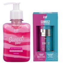 Gel Somos2 Fem Masc íntimo Gel Aromatizant Chiclete Beijável