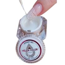 Gel Spider Nail Art Unhas Branco 10ml - Helen Color