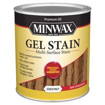 Gel Stain Minwax para superfícies interiores de madeira Chestnut 946mL Gel Stain Minwax para superfícies interiores de madeira Chestnut 946mL