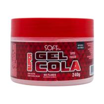 Gel Super Cola Super Fixação Sem Residuos Soft Fix 240g - SoftFix