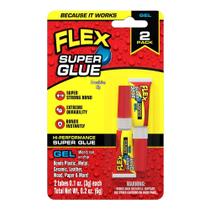 Gel Super Glue Flex Seal 2 x 3g Instant Clear