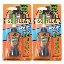 Gel Super Glue Gorilla Micro Precise 5,5 ml (pacote com 2)