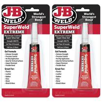 Gel Supercola J-B Weld SuperWeld Extreme, pacote com 2 unidades Gel Supercola J-B Weld SuperWeld Extreme, pacote com 2 unidades