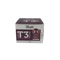 Gel T3 Alongamento de Unha 3 em 1 Clear 20g - Nati