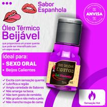 Gel térmico beijável para sexo oral e massagem hot ou ice 15ml la pimienta (varios sabores) sex shop