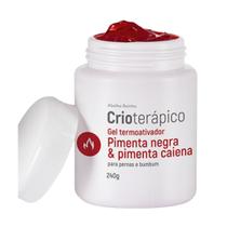 Gel Termoativador Pimenta Negra e Pimenta Caiena 240gr Abelha Rainha Redução de Medidas Celulite Pernas Bumbum REF 4576