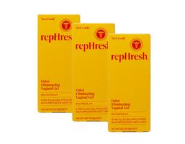 Gel Vaginal Rephresh Eliminador de Odores Pacote com 3 unidades de 4 aplicadores