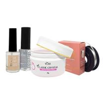 Gel Volia Kit Unhas de gel e Fibra de vidro Classic Crystal