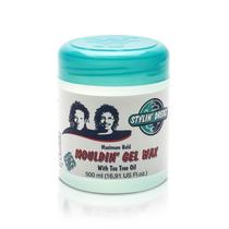 Gel Wax Stylin Dredz Mouldin' com óleo de melaleuca, retenção máxima de 500 ml