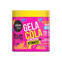 Gela Cola Salon Line Cachos Icônicos Fixação Super Durinha 500g Gela Cola Salon Line Cachos Icônicos Fixação Super Durinha 500g