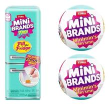 Geladeira +2 Bolas Surpresa Mini Brands Fill The Fridge Zuru Geladeira +2 Bolas Surpresa Mini Brands Fill The Fridge Zuru