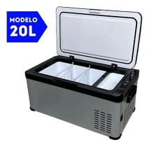 Geladeira 20 Litros 12v.24v 110v.220v Camping Pesca Trailer Geladeira 20 Litros 12v.24v 110v.220v Camping Pesca Trailer
