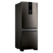 Geladeira Brastemp 447L Frost Free Inverse BRE57FEBNA - Black Inox