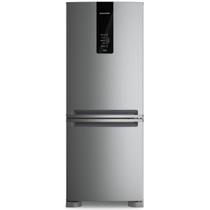 Geladeira Brastemp Duplex Smart Flow Inverse 447L, Inox, 110V, Frost Free, com Gavetão Hortifruti, Modelo BRE57FKANA
