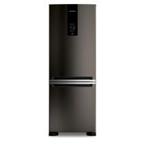 Geladeira Brastemp Eclipse Collection Frost Free Inverse A+++ 479 litros cor Black Inox com Super Capacidade e Smart Flow - BRE58FE