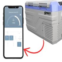 Geladeira Caminhão Portátil 50 Litros Para Viagem 12v 24v 110v 220V Geladeira Caminhão Portátil 50 Litros Para Viagem 12v 24v 110v 220V
