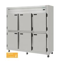 Geladeira Comercial 6 Portas de Inox Escovado Kofisa