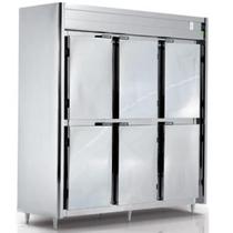 Geladeira Comercial 6 Portas em Inox Refrigel