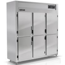 Geladeira Comercial 6 Portas Grep-6 Inox Ar Forcado 220V - Gelopar Geladeira Comercial 6 Portas Grep-6 Inox Ar Forcado 220V - Gelopar