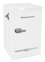 Geladeira compacta Frigidaire Retro 3,2 pés cúbicos com resfriador branco