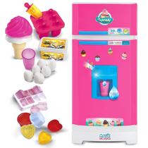 Geladeira Cupcake Cozinha Infantil C/ Dispenser De Água - Magic Toys
